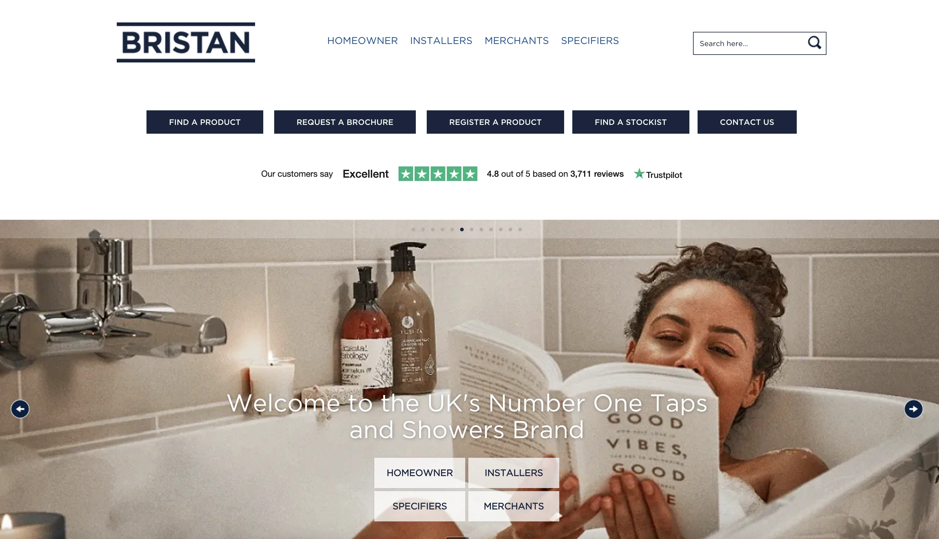 Bristan quality taps and mixers